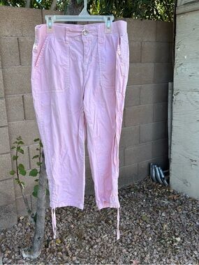 Style & Co. Light Pink Cargo Drawstring Pants